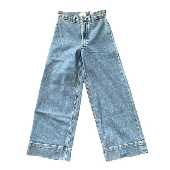 Everlane Denim - Everlane Mariner Cropped Jeans‎ Women 24R Blue Organic Cotton High Rise NWT